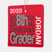 CUSTOM, Extraordinaire des 8. Grades Keramikornament (Links)