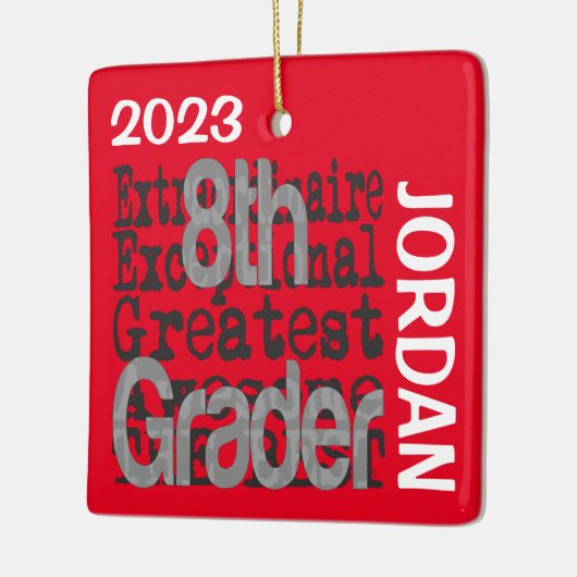 CUSTOM, Extraordinaire des 8. Grades Keramikornament (Links)