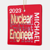 CUSTOM, Extraordinär für nukleare Ingenieure Keramikornament (Links)