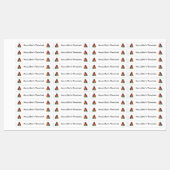 Custom Fabric Closing Labels Crochet Wooly Hat Etiketten (Blatt)