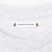 Custom Fabric Closing Labels Crochet Wooly Hat Etiketten (Befestigt)
