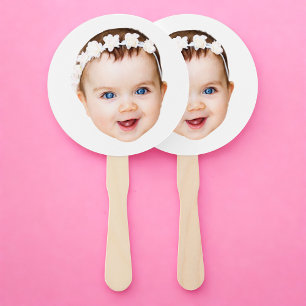 Custom Face Baby Junggeselinnen-Abschied Geburtsta Fächer