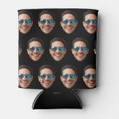 Custom Face Birthday Favors Bachelor Party Black  Dosenkühler (Vorderseite)