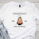 Custom Face Birthday Gift Trip Funny Face Group T-Shirt