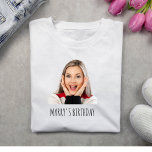 Custom Face Birthday Party Group Funny Birthday T-Shirt<br><div class="desc">Custom Face Birthday Party Group Funny Birthday</div>