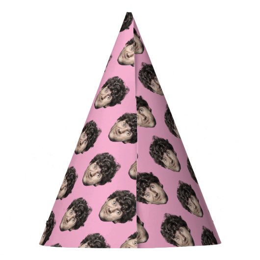 Custom Face Birthday – Personalized Photo  Partyhütchen (Rückseite)