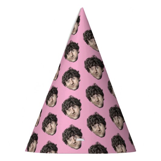 Custom Face Birthday – Personalized Photo  Partyhütchen (Links)