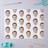 Custom Face Birthday Wedding Personalisiertes Logo Seidenpapier (Basteln)