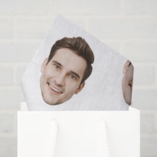 Custom Face Birthday Wedding Personalisiertes Logo Seidenpapier