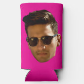 Custom Face Cutout Bachelorette Geburtstag Selters Dosenkühler (Rückseite)