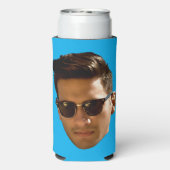 Custom Face Cutout Junggeselinnen-Abschied Geburts Selters Dosenkühler (Seltzer Rückseite)