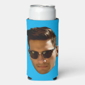 Custom Face Cutout Junggeselinnen-Abschied Geburts Selters Dosenkühler (Seltzer Vorderseite)