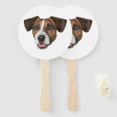 Custom Face Dog Cutout Junggeselinnen-Abschied Geb Fächer (Vorne und Hinten)
