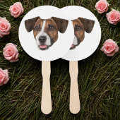 Custom Face Dog Cutout Junggeselinnen-Abschied Geb Fächer