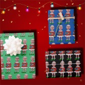 Custom Face Foto Elf Weihnachten Personalisiertes Geschenkpapier Set