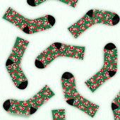 Custom Face Foto Santa Claus Weihnachten Socken