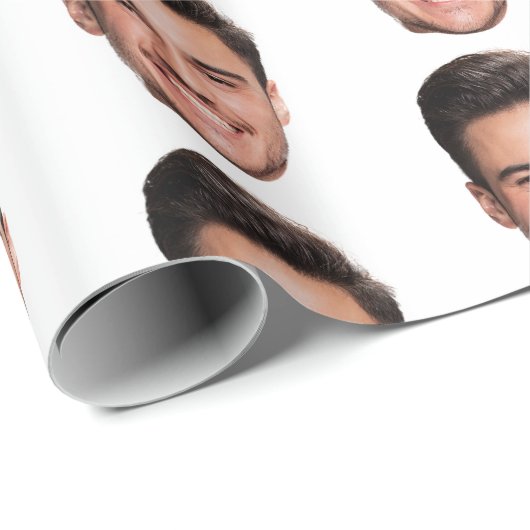 Custom Face Geschenkpapier (Rolleneckpunkt)