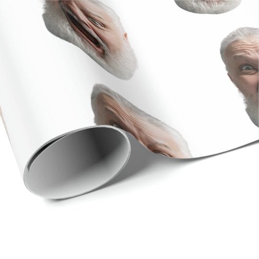 Custom Face Gift Wrap Geschenkpapier (Rolleneckpunkt)