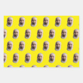 Custom Face Gift Wrap Geschenkpapier Set (Vorderseite 3)