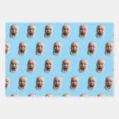 Custom Face Gift Wrap Geschenkpapier Set (Vorderseite 2)