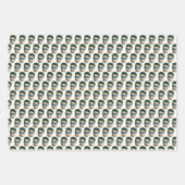 Custom Face Head Hochzeit Brautparty Party Gesicht Geschenkpapier Set (Vorderseite)