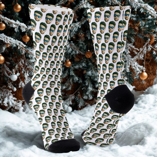 Custom Face Head Hochzeit Brautparty Party Gesicht Socken