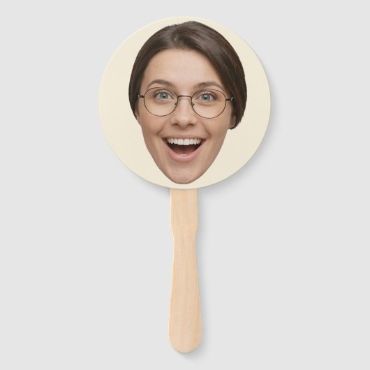 Custom Face Him or Her Game Paddles Fächer (Vorderseite)