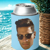 Custom Face Junggeselinnen-Abschied Birthday Blue Dosenkühler