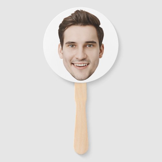 Custom Face Junggeselinnen-Abschied Birthday Cupca Fächer (Vorderseite)