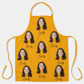 Custom Face Koch Küche Funny Gift für Frauen Männe Schürze (Vorderseite)