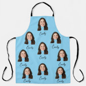 Custom Face Koch Küche Funny Gift für Frauen Männe Schürze (Vorderseite)