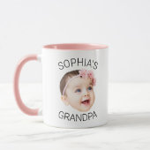 Custom Face Mug, Baby Photo Gift for Grandpa Tasse (Links)