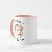 Custom Face Mug, Baby Photo Gift for Grandpa Tasse (Vorderseite Links)