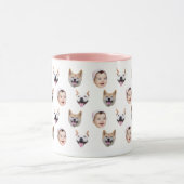 Custom Face Mug with Baby Photos Tasse (Zentrum)