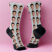 Custom Face Pattern Socks, Add Any Photo Face Socken