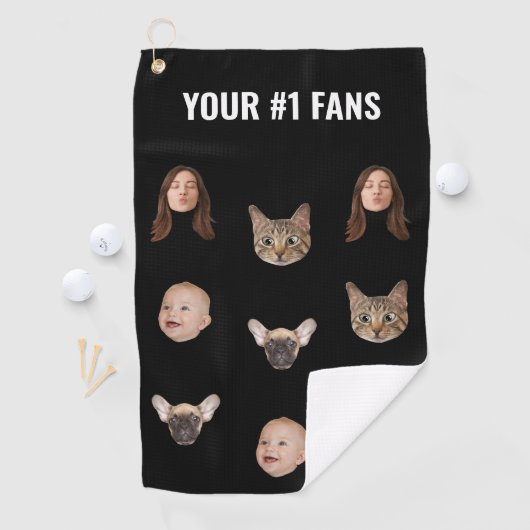 Custom Face Personalisiert Sarcastic Girlfriend Eh Golfhandtuch (Insitu)