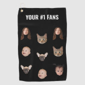 Custom Face Personalisiert Sarcastic Girlfriend Eh Golfhandtuch (Vorderseite)