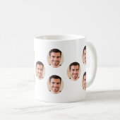 Custom Face Photo Personalized Coffee Mug Kaffeetasse (VorderseiteRechts)