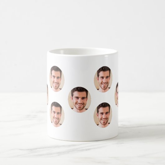 Custom Face Photo Personalized Coffee Mug Kaffeetasse (Mittel)