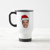Custom Face Photo Santa Hat Christmas Reisebecher (Links)