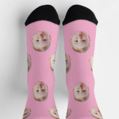 Custom Face Socks Gift Personalized Kids Mens Dad Socken (Oben)