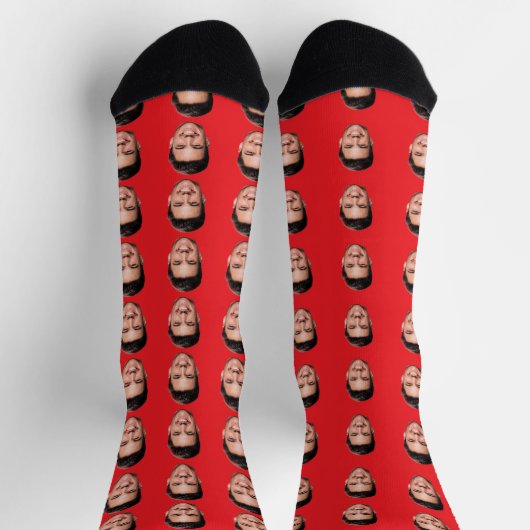  Custom Face Socks, Personalized Face Socken (Oben)