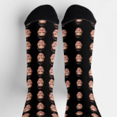 Custom Face Socks, Personalized Photo Picture Socken (Oben)