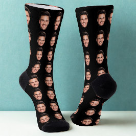  Custom Face Socks, Personalized Photo Picture Socken