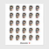 Custom Face Stickers Personalized 20 Photos Face Aufkleber (Blatt)