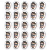 Custom Face Stickers Personalized 20 Photos Face Aufkleber (Vorderseite)