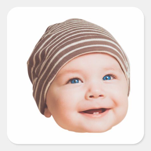 Custom Face Stickers Personalized Face Photo (Vorderseite)