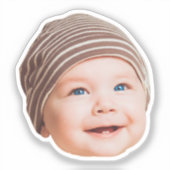 Custom Face Stickers Personalized Face Photo Aufkleber (Vorderseite)