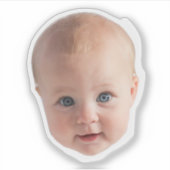 Custom Face Stickers – Personalized Photo Decals Aufkleber (Vorderseite)