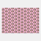 Custom Face Wrapping Paper | Custom Face Gift Wrap Geschenkpapier Set (Vorderseite)